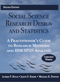 Social Science Research Design and Statistics Second Edition Cover